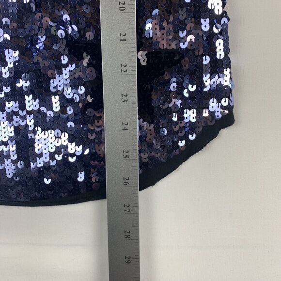 Studio Y Womens Sequin Tank Top Sz Medium Glitter Lined Star Sparkly Sleeveless - Picture 9 of 9